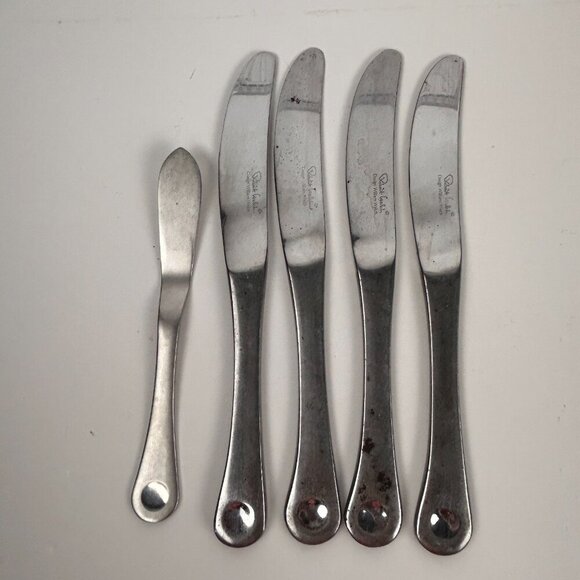 Robert Welch Pendulum Stainless Steel Assorted Dinner Knives Satin Frosted - Picture 2 of 15